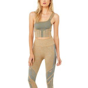 ALO 7/8 HIGH-WAIST SEAMLESS TEMPO LEGGING and TEMPO BRA TANK